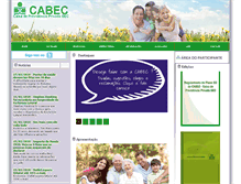 Tablet Screenshot of cabec.com.br