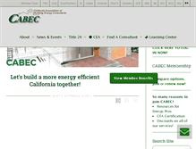 Tablet Screenshot of cabec.org